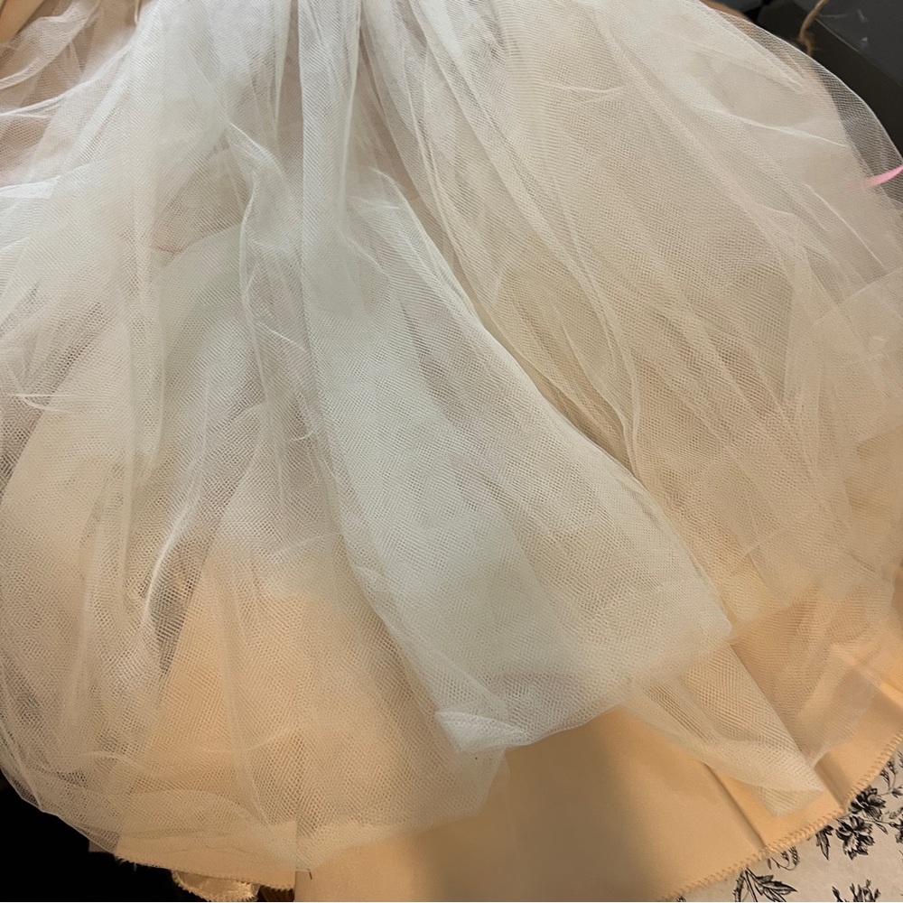 Rare Vintage Satin and Lace Gown - Picture 10 of 14